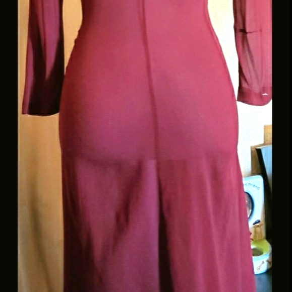 🖤EUC VNTG Burgundy Cover up by Dolce & Gabbana🖤 - Picture 10 of 17